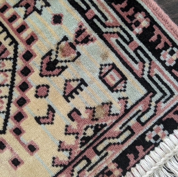 Table Rug Boho Mini Kilim Rug Oriental Rug - Picture 10 of 12